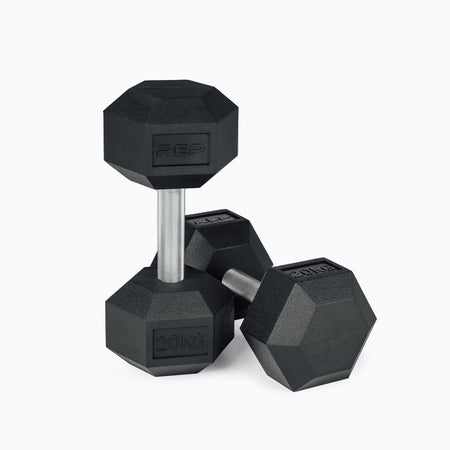 Rubber Hex Dumbbells (KG) Components - 